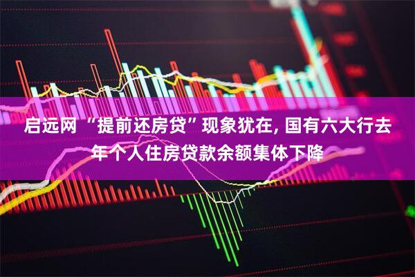 启远网 “提前还房贷”现象犹在, 国有六大行去年个人住房贷款余额集体下降
