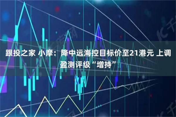 跟投之家 小摩：降中远海控目标价至21港元 上调盈测评级“增持”